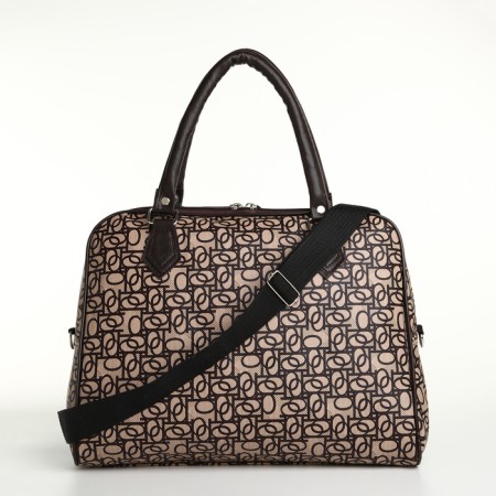 Road bag with lightning, brown color-1