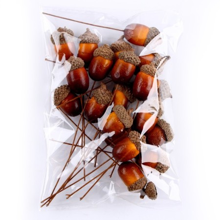 Decor for the creativity of "Acorn" set 20pcs, 3x2cm-5