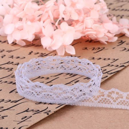 Capricon lace, 15 mm × 10 ± 1 m, color gray No. 9-2