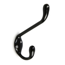 Hook furniture tundra TKD033, two -rod, black metallic