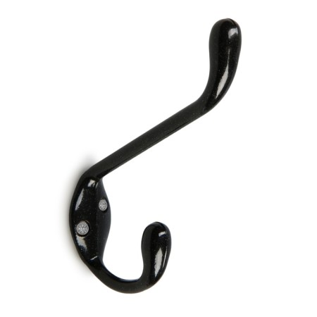 Hook furniture tundra TKD033, two -rod, black metallic
