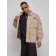 Jeaning jacket men's, size 52, beige color
