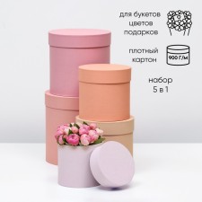 Set of round boxes 5 in 1 