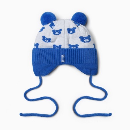 Children's hat, blue color, size 40-42-2