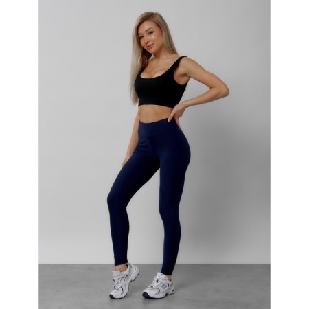 Femic fitness legins, size 42-46, dark blue color-10