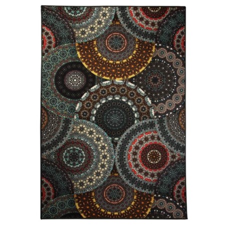 Rosetta Dzhtal carpet, size 110x170 cm, print circles