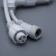 Garland "curtain" 2 x 1.5 m, IP65, UMS, white thread rubber, 360 LED, white glow, 220 V