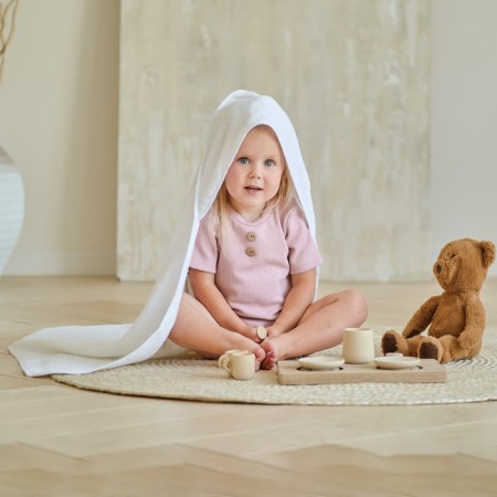 Twal towel terry crumb I am 85x85 cm, white color, 100% cotton, 320 g/m-2