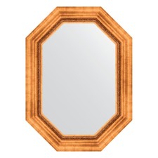 Mirror in the baguette frame, Roman gold 88 mm, 56x76 cm