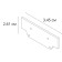 The plug for the profile is Arte Lamp Track Accessories A631005, 0.3x3.45x2.61 cm, gray