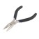 Mini tundra long tundra, nickelled, rubberized handles, 125 mm