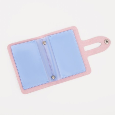 Button business card, 24 cards, pink color-2