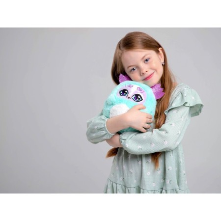 Soft toy "Monster", turquoise color-7