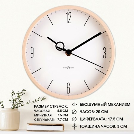 Walls wall, D-20 cm, interior, classic, silent