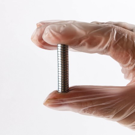 The magnet is neodymium, size 1 pc. - 8 × 8 × 2 mm, set 20 pcs.-5