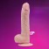 Massage Oka-hoods, ribbed, with clitoris vibroostimulation, gel silicone