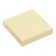 Block with a sticky edge of 51 mm x 51 mm, 100 sheets, pastel, yellow