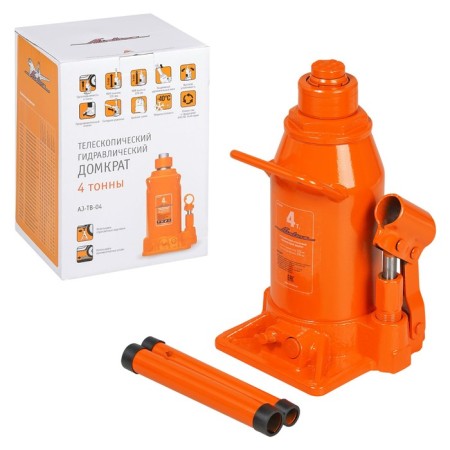 Telescopic jack Airline, 4 tons, lifting height 229-535 mm, in bag
