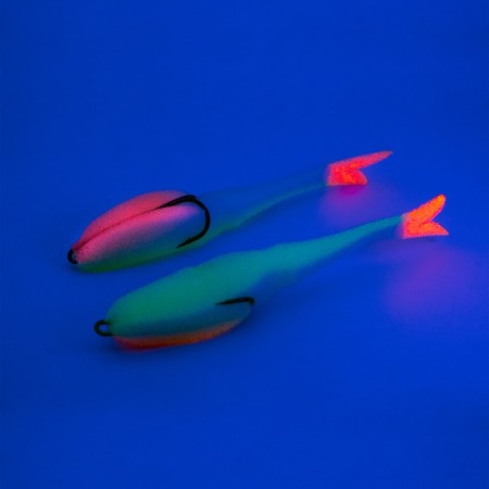 Foamen fish yaman devious minnow on a double, 135 mm, color 23 UV, 5 pcs.-1