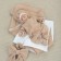 Kinderlitto “Muslin” discharge kit, 4 items, height 50-56 cm, sandy color