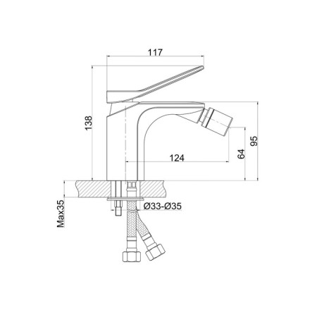 Cersanit odra a63053 bidet-7