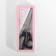 Scissors "Wave", 9 ", 23 cm, step - 18 mm, black color