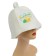 Bath cap with embroidery "with light steam"