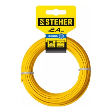 Flaim for the trimmer Steher 75001-2.4, cross-section Circle, D = 2.4 mm, 15 m, nylon