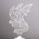 Lamp "Drass" Led RGB 6 colors from batteries LR41 7x11 cm