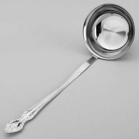 Polovnik "Troika", 115 ml, handle length = 23 cm, silver color