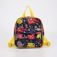 Baby backpack on lightning, blue color
