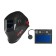 Mask is welding "Parma" Optima 777, 95x34 mm, Din4/9-13, battery indicator