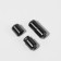 Cleep for laces, steam, d = 8 mm, 1.8 cm, black nickel color
