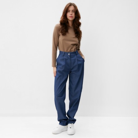 Longsliv Women's Minaku: Basic Line Taup Color, Size 46-1