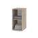 Tumba Olivia 1 door, 350x470x720 gray oak/white