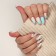 Follow nails "Tender Spring", 12 pcs, with adhesive plates, almonds, multi -colored