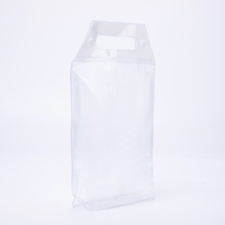Cosmetic bag on the buttons, the color is transparent/white-1