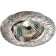 Built -in lamp Novotech, 50 W, Gx5.3, 12 V, 82x82 mm, d = 82 mm, silver color