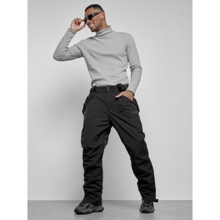 Semi -combinezone ski insulated male winter, size 50, black color-19