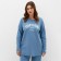 Women's sweatshirt MIST COZY STYLE, Blue, size 52