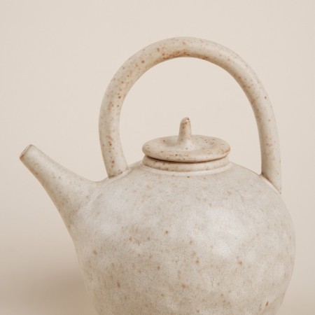 Teapot of ceramic ceramic SL Home "Vento", 650 ml, 15 × 12 × 16.5 cm, beige color-4