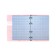 A notebook on the rings of A5 80 sheets in the Calligrata cell "Coopybook. Vivamagenta", plastic cover, offset unit