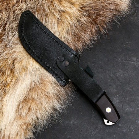 Нож кавказский "Берш" с ножнами, сталь - 65х13, рукоять - граб-3