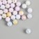 Beads for creativity plastic "Balls of pearl gradient" d = 1 cm set 50 pcs
