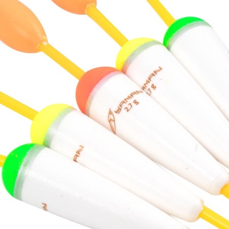 Flot Yaman "cone" through with a bobber, foam, 2.7 g, color mixt. 5 pcs.-2