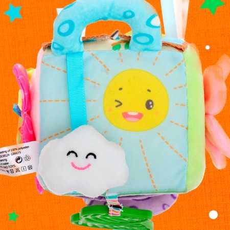 Soft “Bizikubik” suspension, on a crib and stroller-6