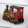 LED figure "steam locomotive" 31 × 17 × 10 cm, plastic, AAX3 batteries (not complete), USB, glow warm white