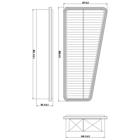 Air filter Totachi TA-1341-1