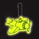 The reflective element "Airplane", bilateral, 6 × 5.5 cm, color mix