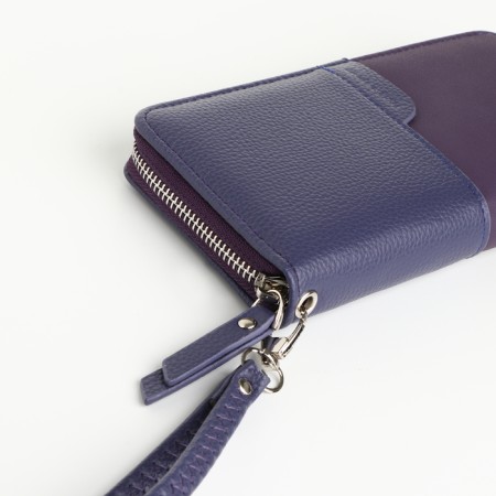 Women's wallet with lightning, purple color-2